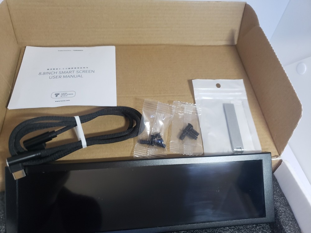 TURING Smart Screen - 8.8 Inch, IPS Panel, 1920x480, USB-C, PC Case Screen