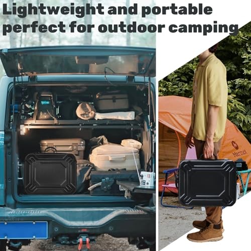 Starlink Mini Case-Durable PU Case with Custom Grooves Shoulder Strap & Handle