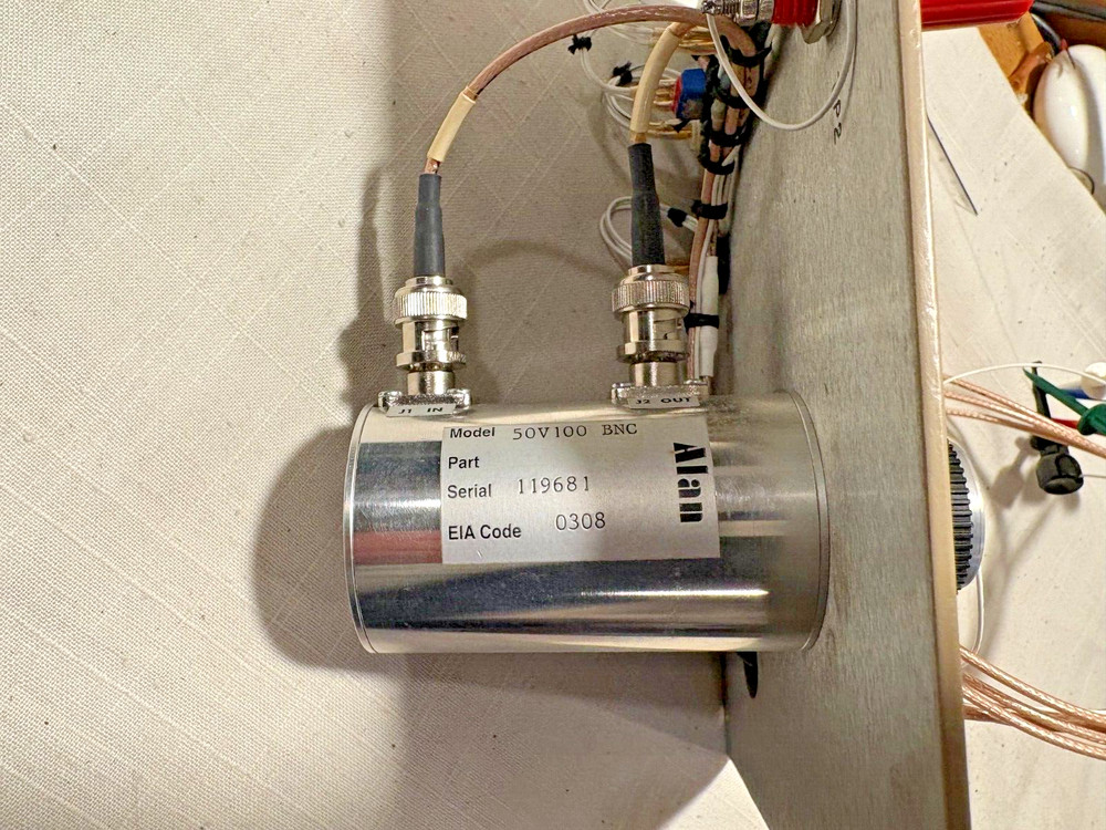 Alan 50V100 BNC Step Attenuator 0-100db In 10db Steps BNC