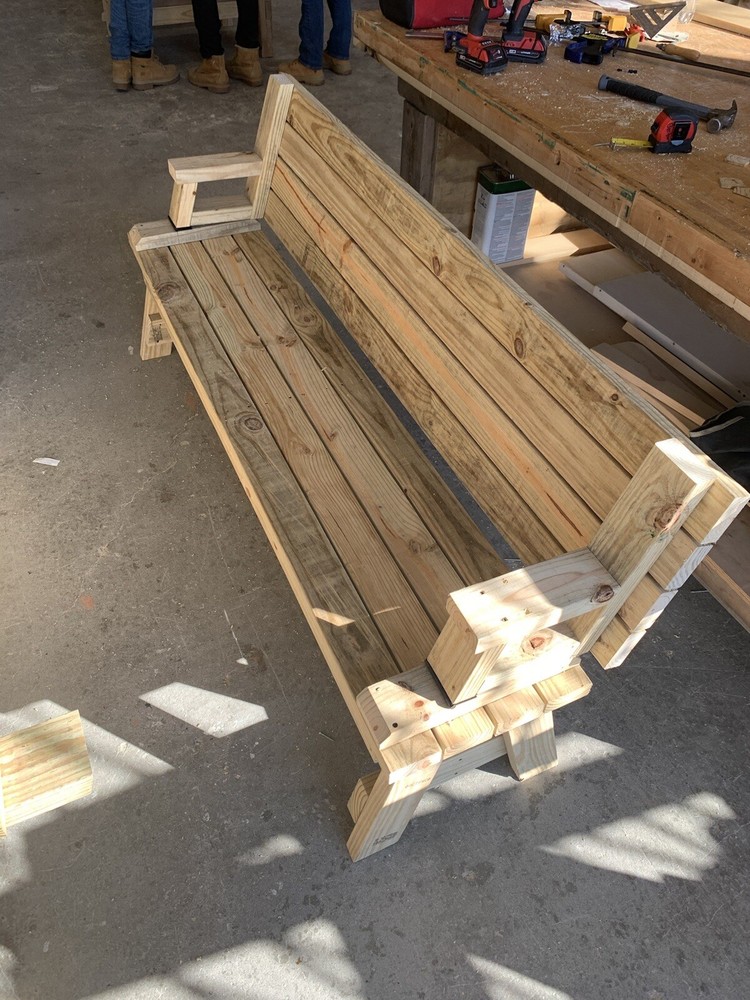 folding picnic table bench
