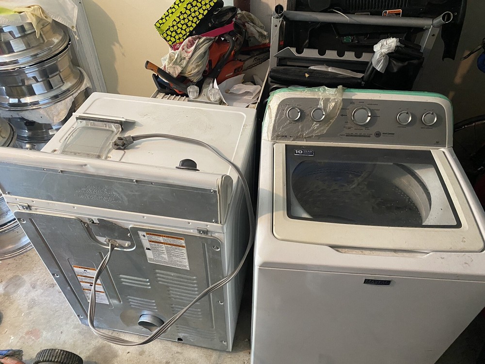 electric washer and dryer set used
