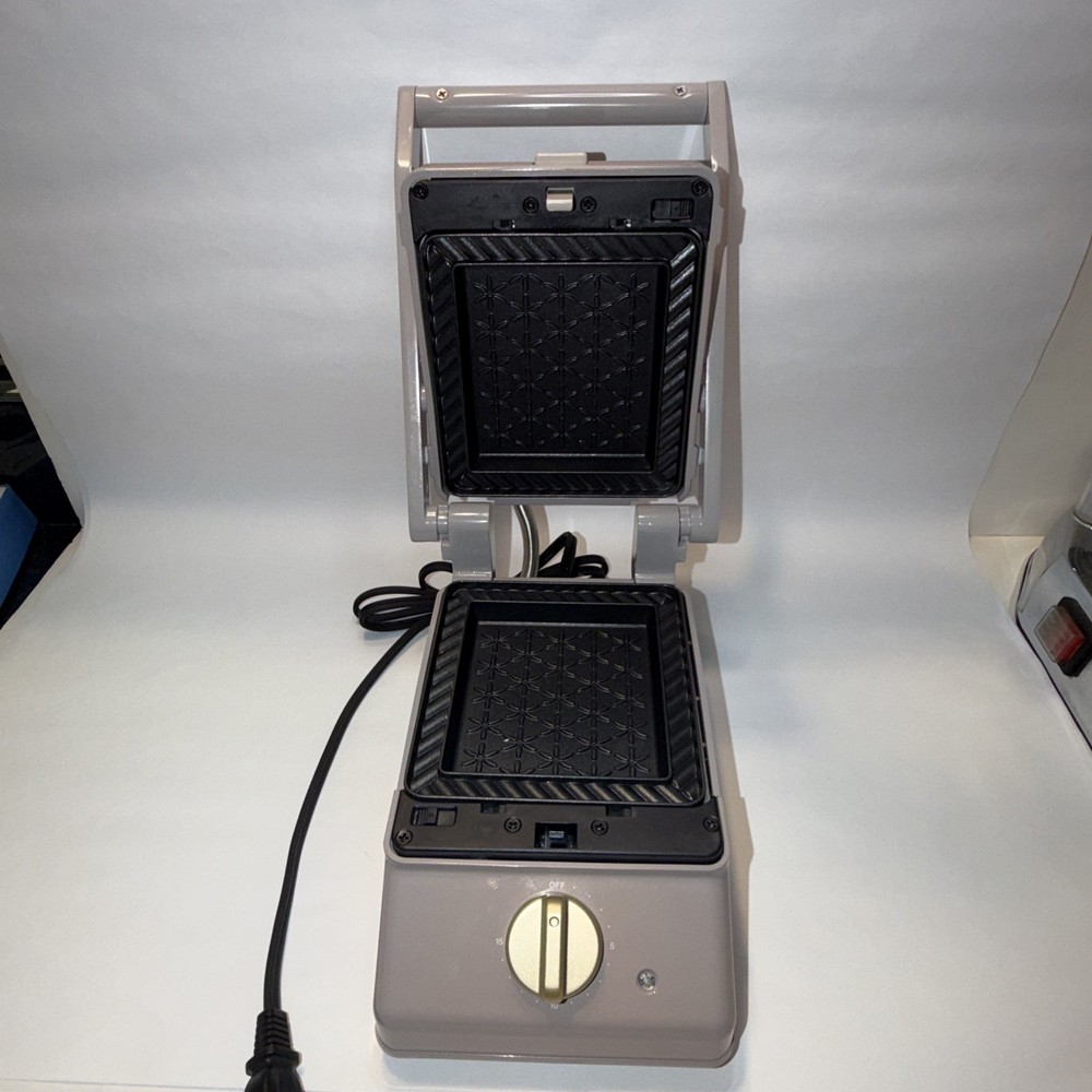 BRUNO Grill Sand Maker Single Hot Sandwich Maker BOE083-GRG w/ Timer Tested