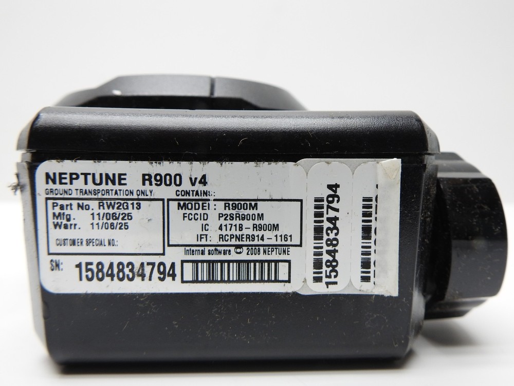 Neptune R900i Digital Water Meter E-Coder V4 RW2G13 R900M - NOB NEW!