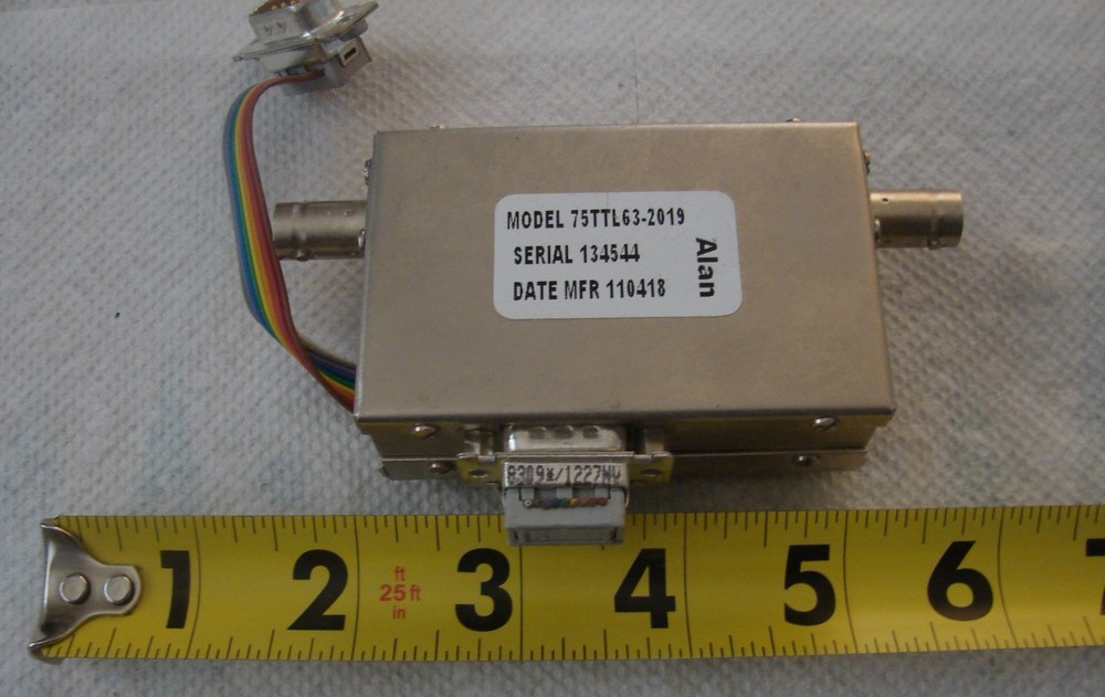 ALAN INDUSTRIES 75TTL63-2019 TTL Series Programmable Attenuator
