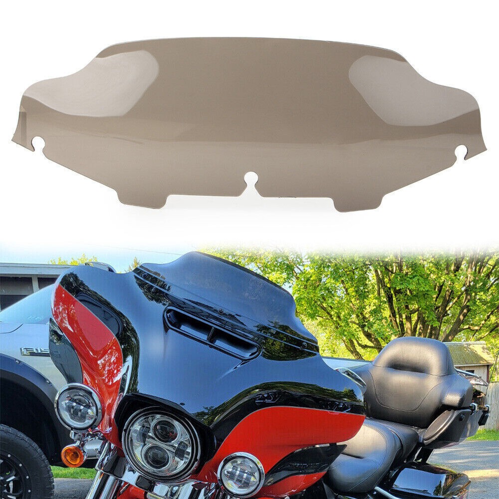 6"/8"/9.5"Wave Windshield Windscreen For Harley Touring Electra Street Glide