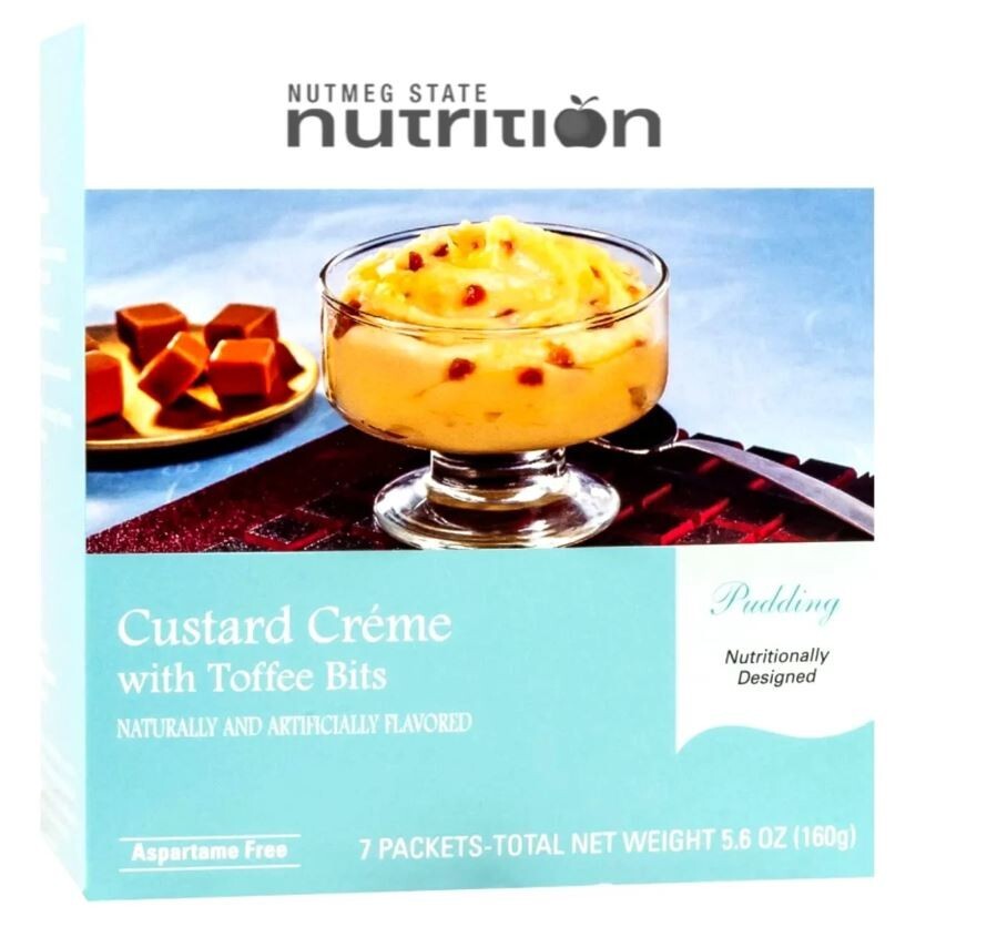 DPTG Custard Crème with Toffee Bits Pudding For Weight Loss ( 7 Packets)