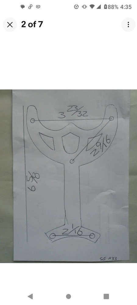 HAMPTON BAY CEILING FAN REPLACEMENT BRACKET/ARM WHITE SG-A33