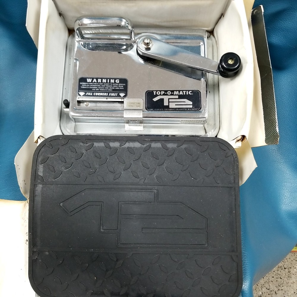TOP-O-MATIC T2MAC Cigarette Rolling Machine 2009 GUC Damaged Box