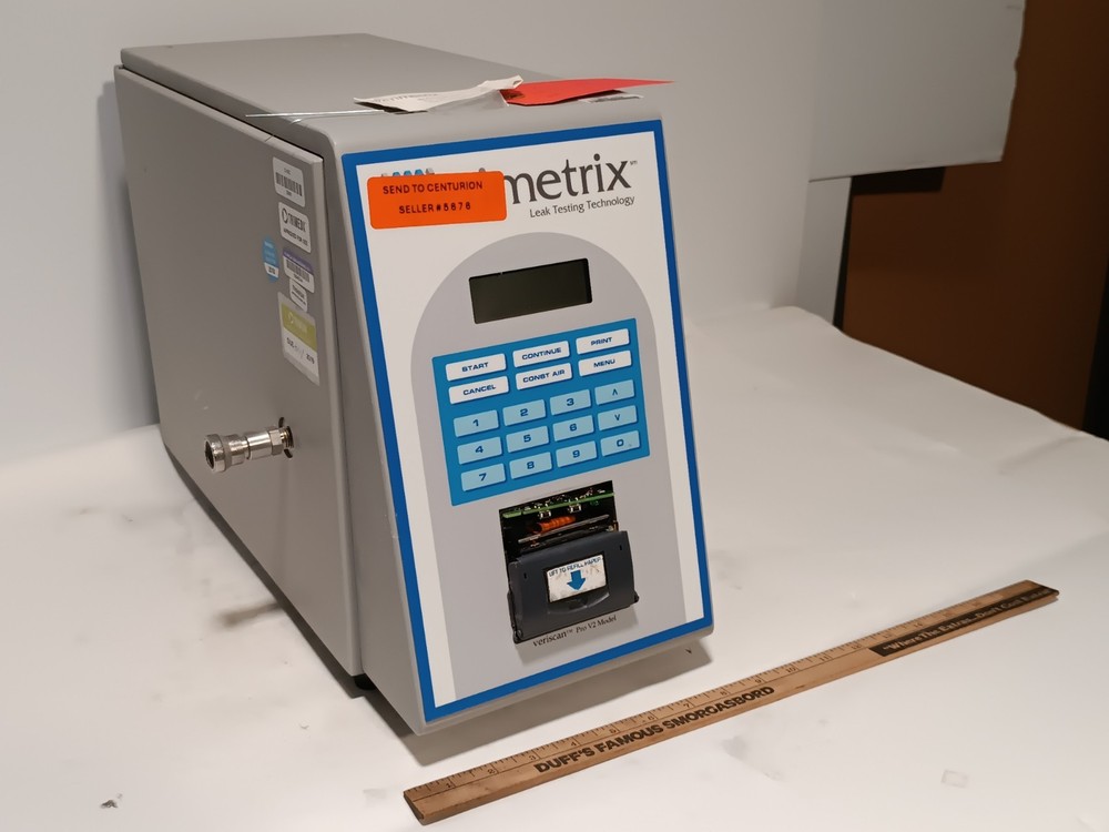 Verimetrix Veriscan Pro V2 leak tester bench unit, powers on, as shown pics