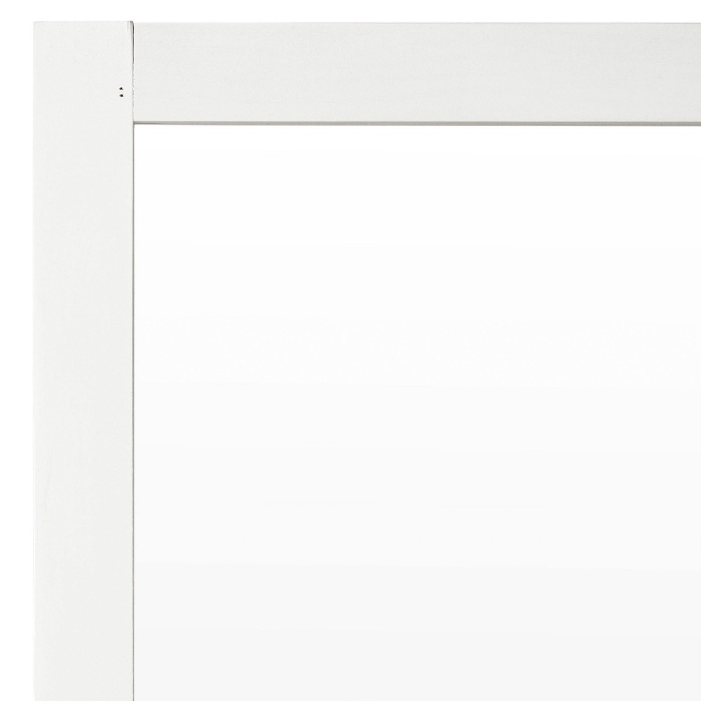 3 ft. Short Clear Plastic Partition White 4 Panel