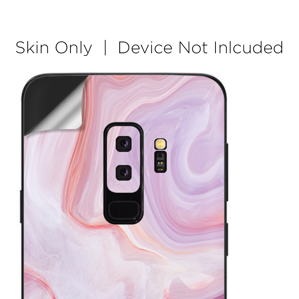 Samsung Galaxy S9 Plus Skins Decals - Pink Stone Marble Geode