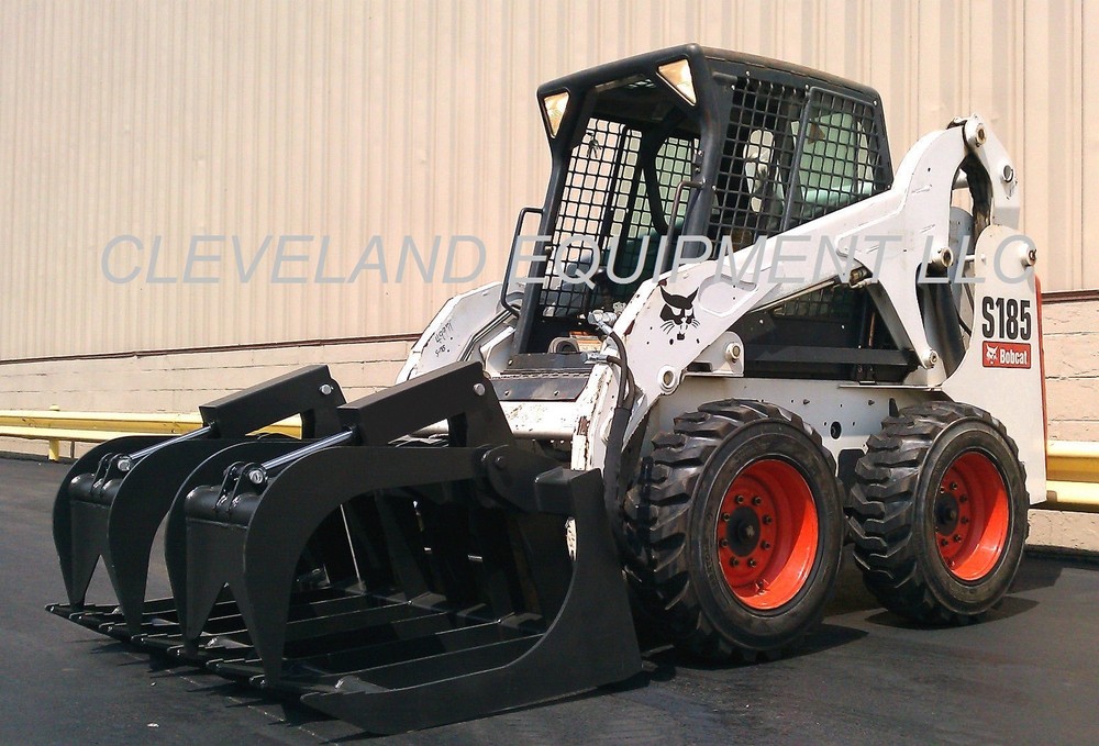 NEW 84" ROOT GRAPPLE ATTACHMENT Skid Steer Loader Rake Brush Wacker Neuson Volvo