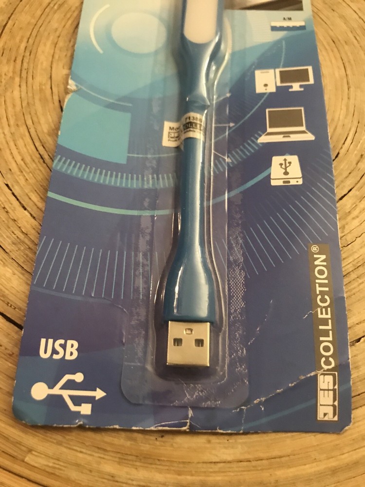 Flexible Blue Mini USB LED Light Lamp 4 Computer Notebook Laptop Reading Bright