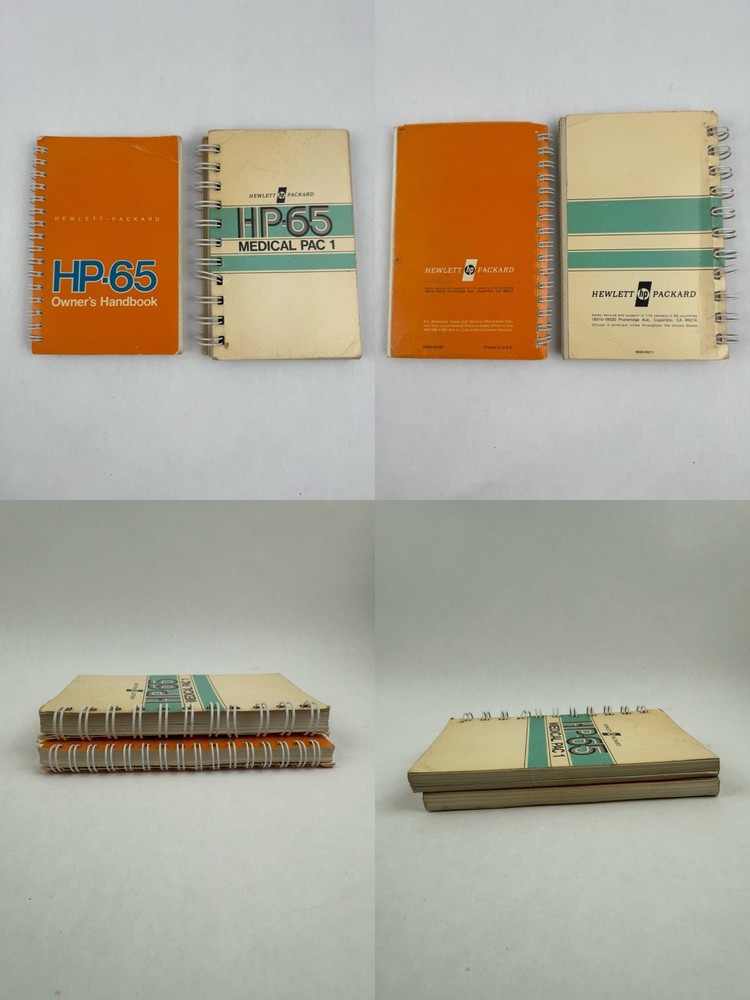 Hewlett Packard HP-65 Calculator W/ Case, Cards/ Programs, Manuals, Charger ++
