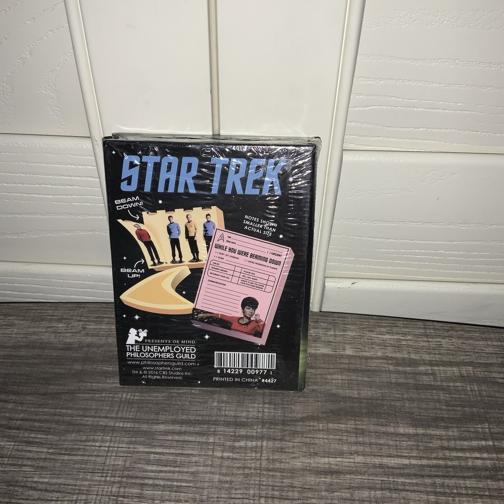 STAR TREK STICKY NOTES- The Right Notes For Every Enterprise - Sealed