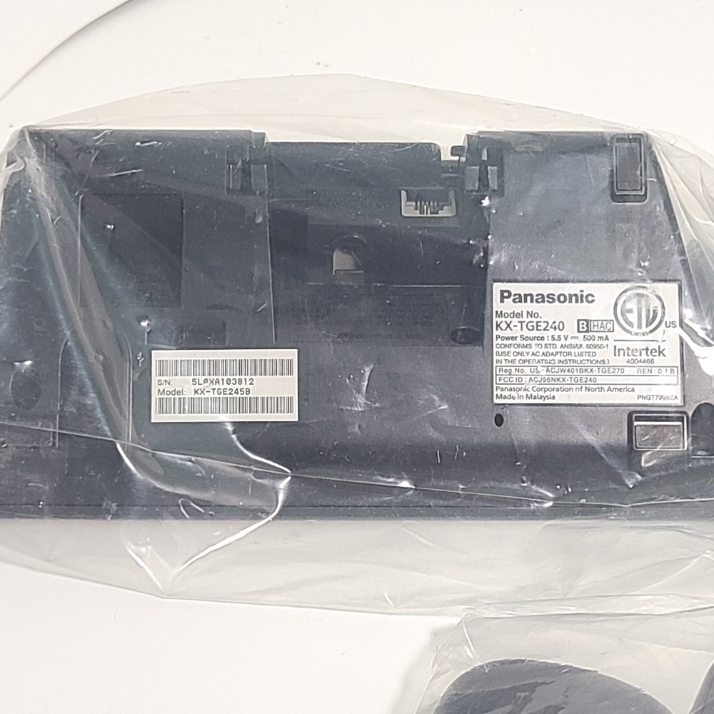 Panasonic KX-TGE245 Cordless Phone Answering System Combo Handsets DECT 6.0 Plus