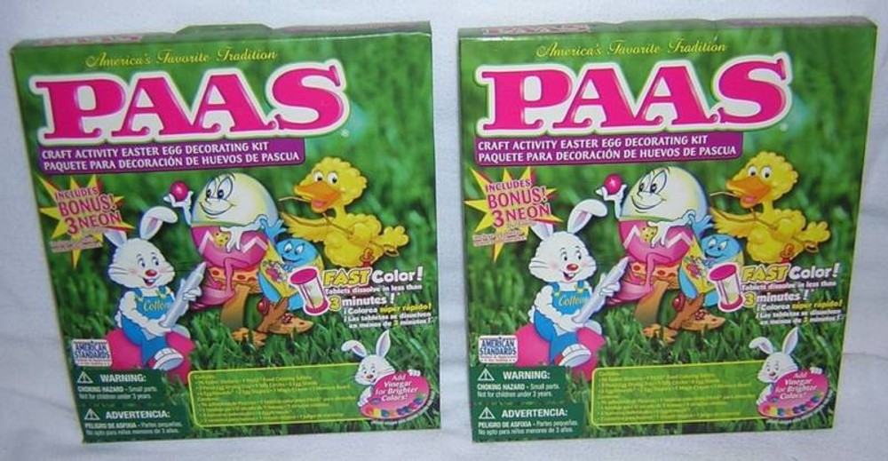 TWO (2): EASTER EGG DYE DECORATING KIT;  BONUS NEON DYE