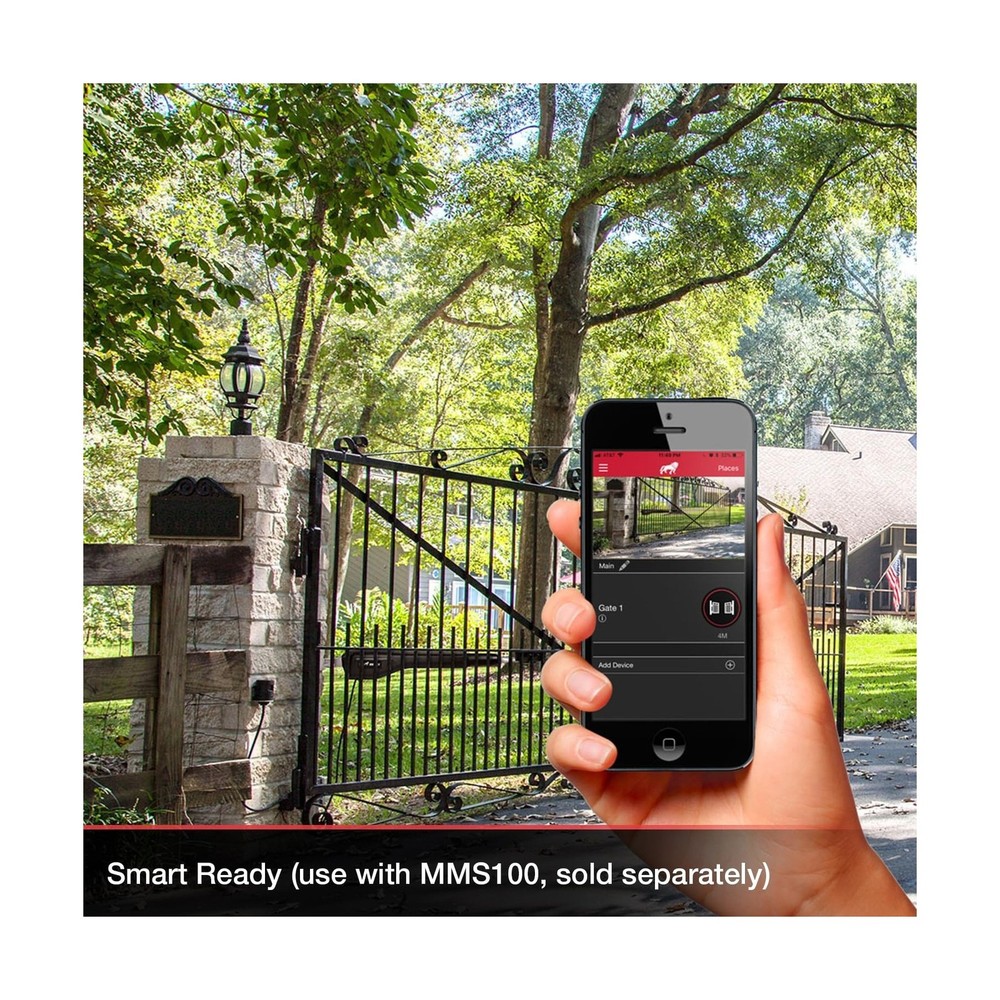 Mighty Mule MM371W Automatic Gate Opener, Smart and Solar Ready, Includes Gat...