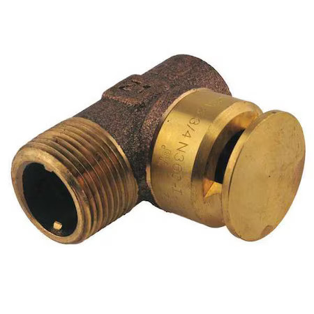 Rheem Sp623335 Relief Valve And Tee, 3" L, 2-3/4" H, Brass