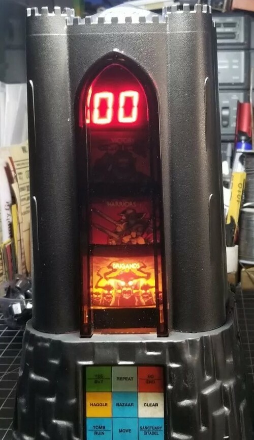 1981 Dark Tower Board Game - Upgrade Brighter Custom Digit Display