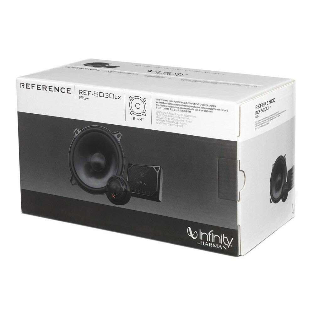 Infinity Reference REF 5030cx 5.25 Inch 2-way Car Audio Component Speaker System