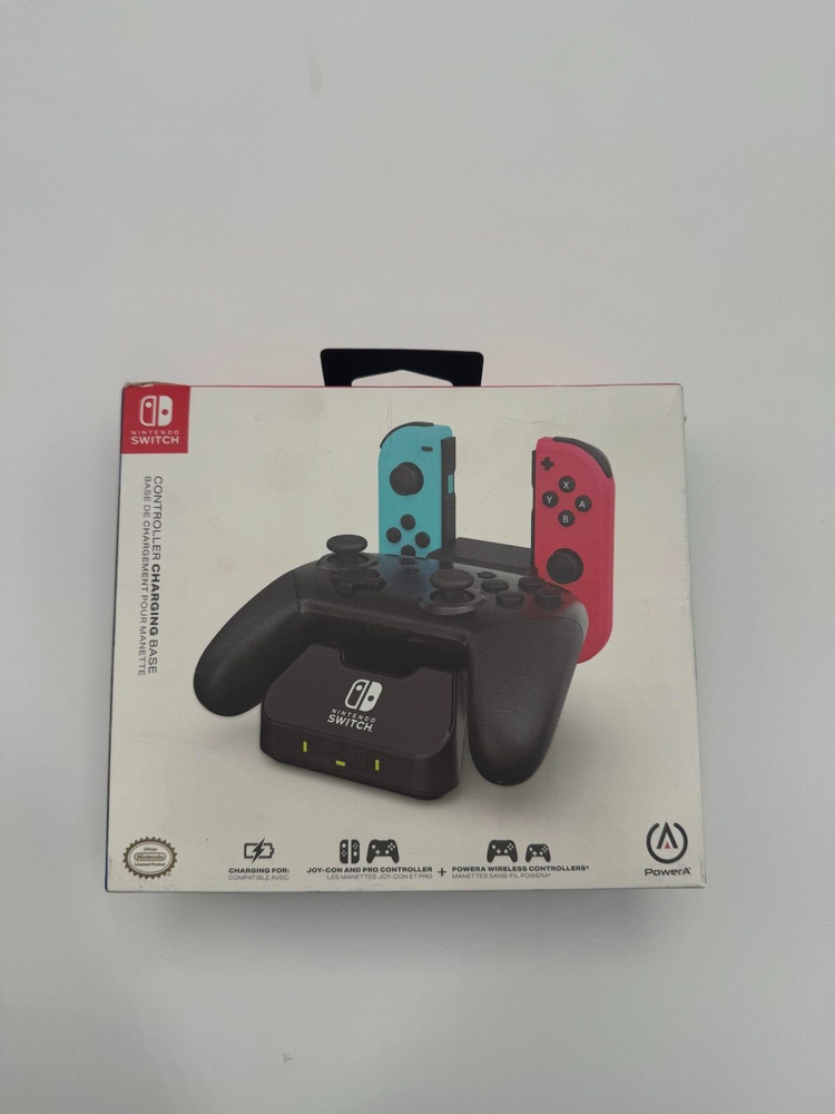 PowerA Controller Charging Base for Nintendo Switch Black