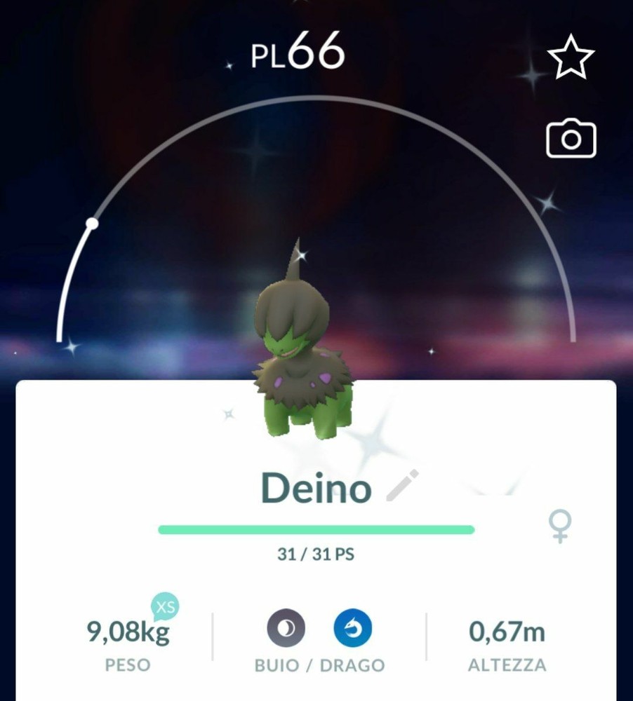 Pokemon Go - Shiny Deino - Registered or Unregistered