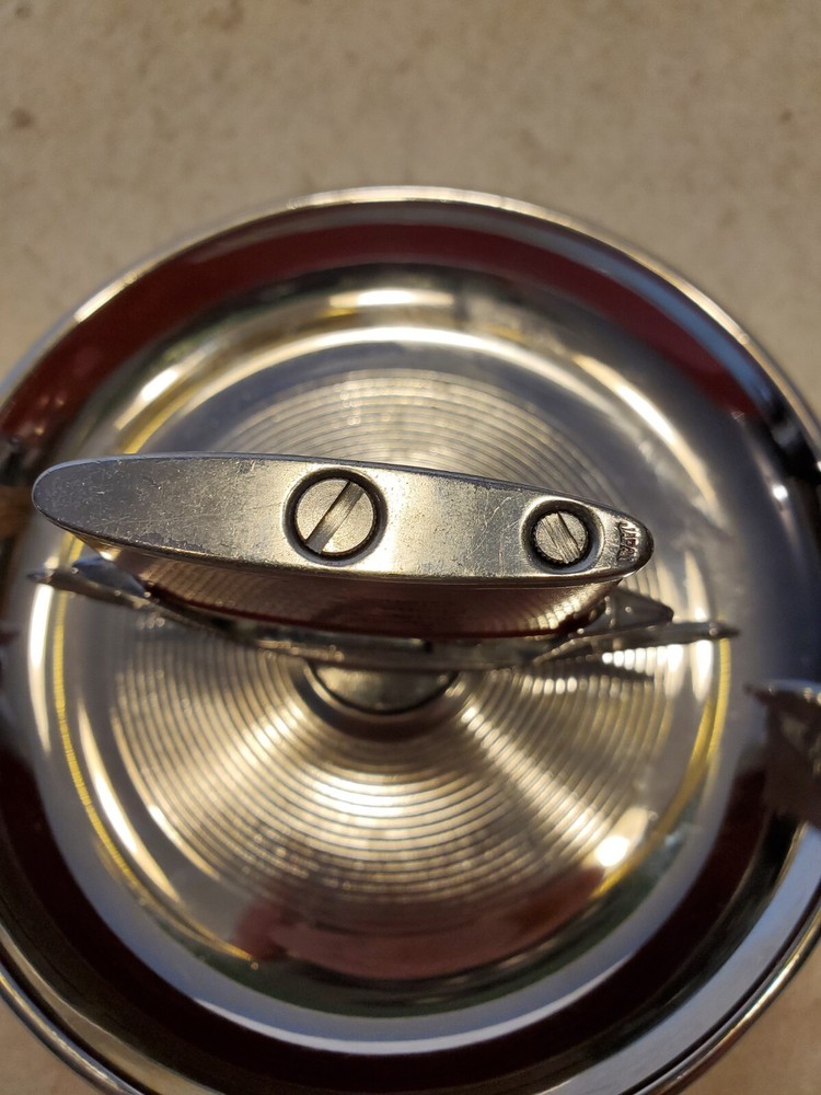 Vintage Ronson Tempo Table Lighter Chrome Plated