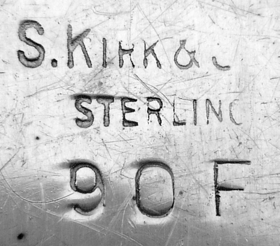 Kirk Repousse Match Safe Match Cover Sterling Silver