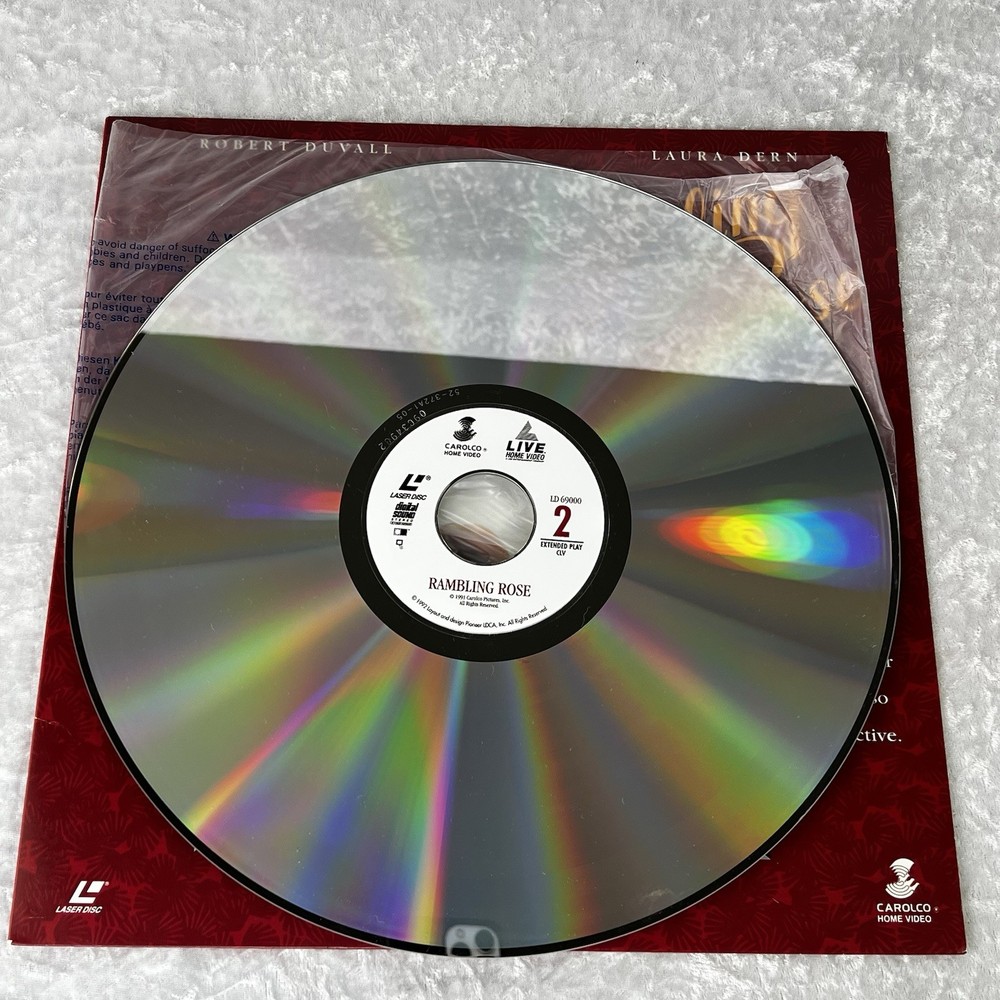 Rambling Rose Laserdisc - 1992