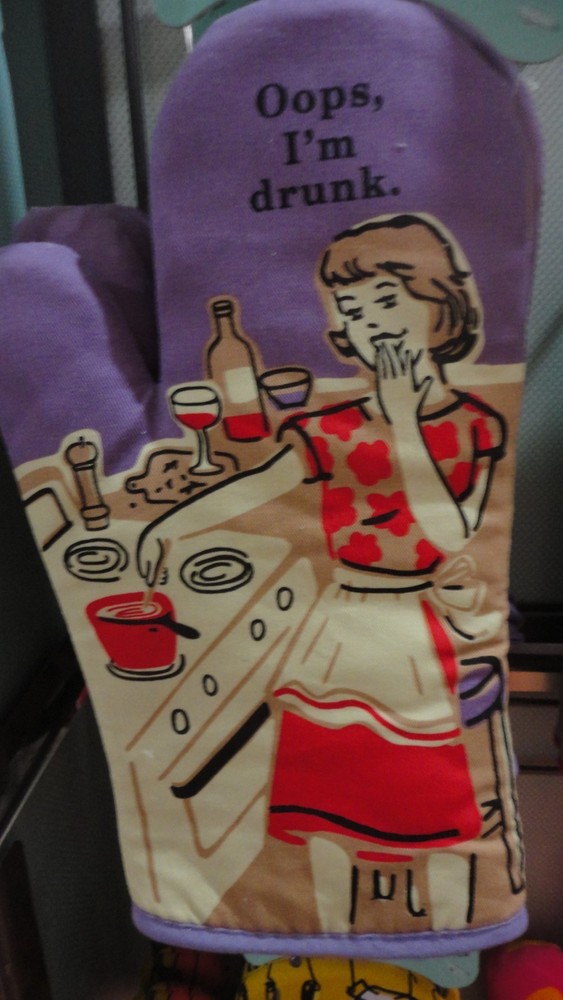 Oven Mitt - Oops , I'm Drunk