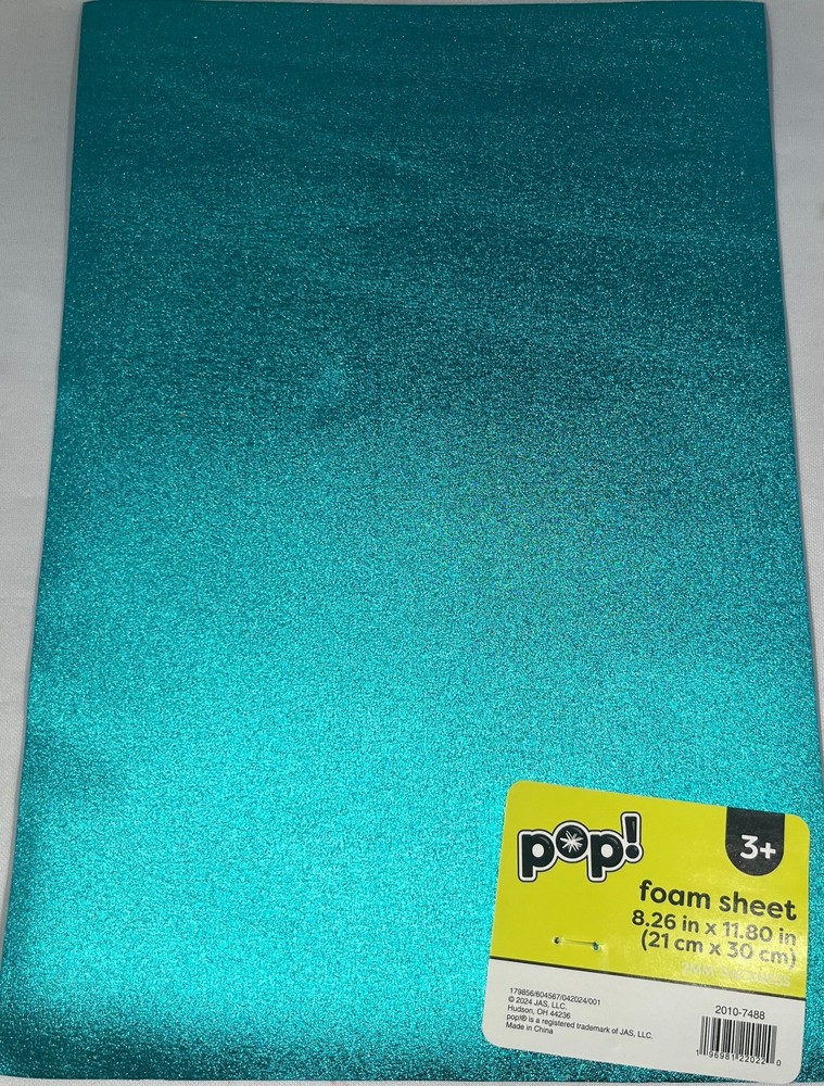 (5 PACK) Pop! Foam Sheet 8.26" x 11.8" - Teal