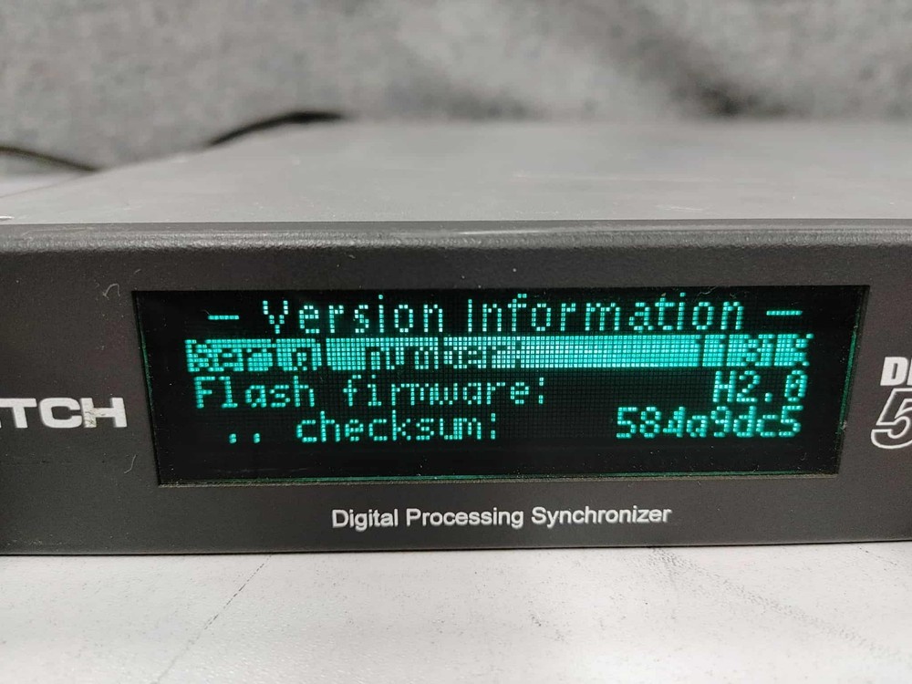 LEITCH DPS-575 9 DIGITAL MULTI CHANNEL PROCESSING SDI SYNCHRONIZER w PAL Option
