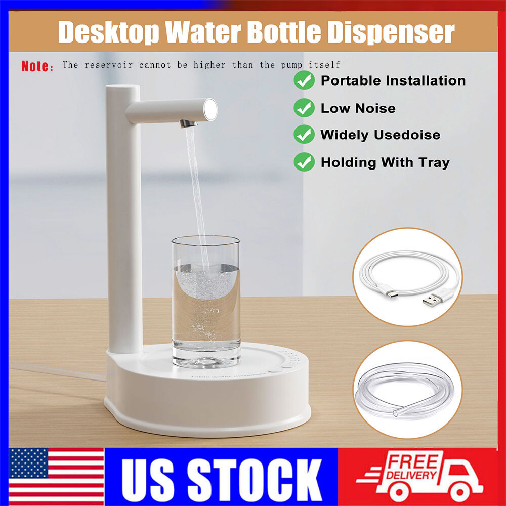 Desktop Water Bottle Dispenser Portable Electric Water Dispenser Pump
