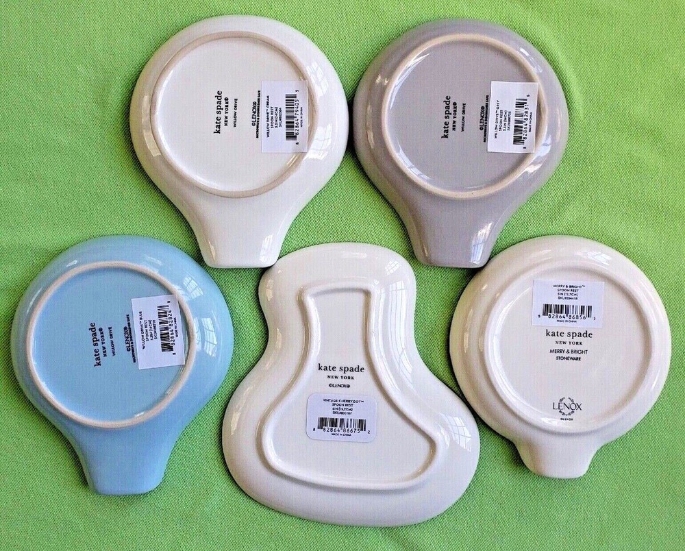 KATE SPADE SPOON REST:NWT CHERRY DOT, WILLOW DRIVE, or MERRY & BRIGHT