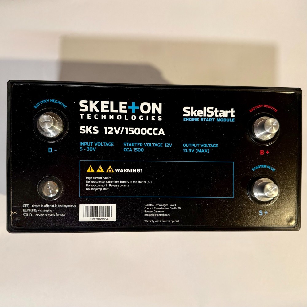 SkelStart 12V Engine Start Module 1500CCA