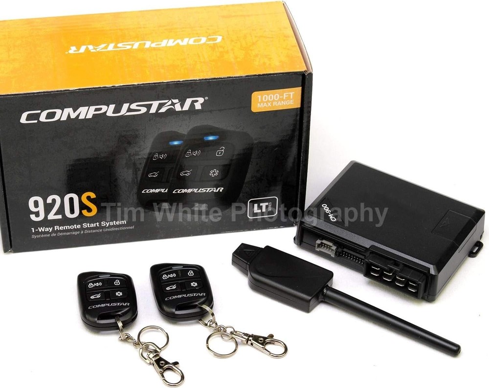 1-Way Remote Start System with Keyless Entry & Trunk Pop - 1500-ft Range