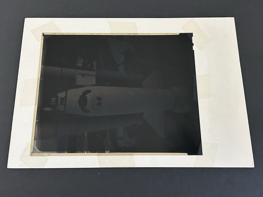 1982 NASA KSC Space Shuttle Columbia STS-5 Launch Time Presentation Transparency