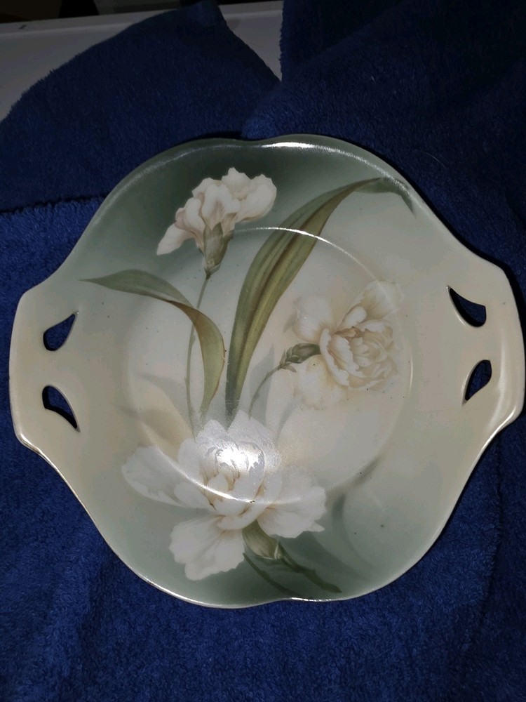 R.S. China Serving Dish W/ Handles