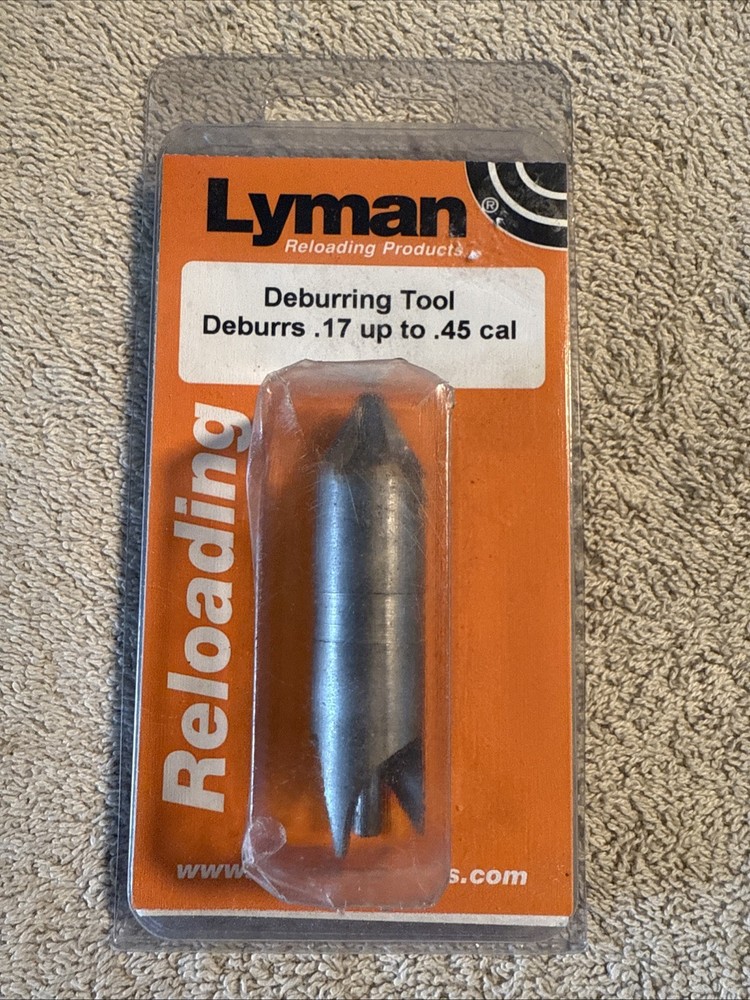 Lyman Deburring Tool  Deburrs .17 up to .45 Caliber