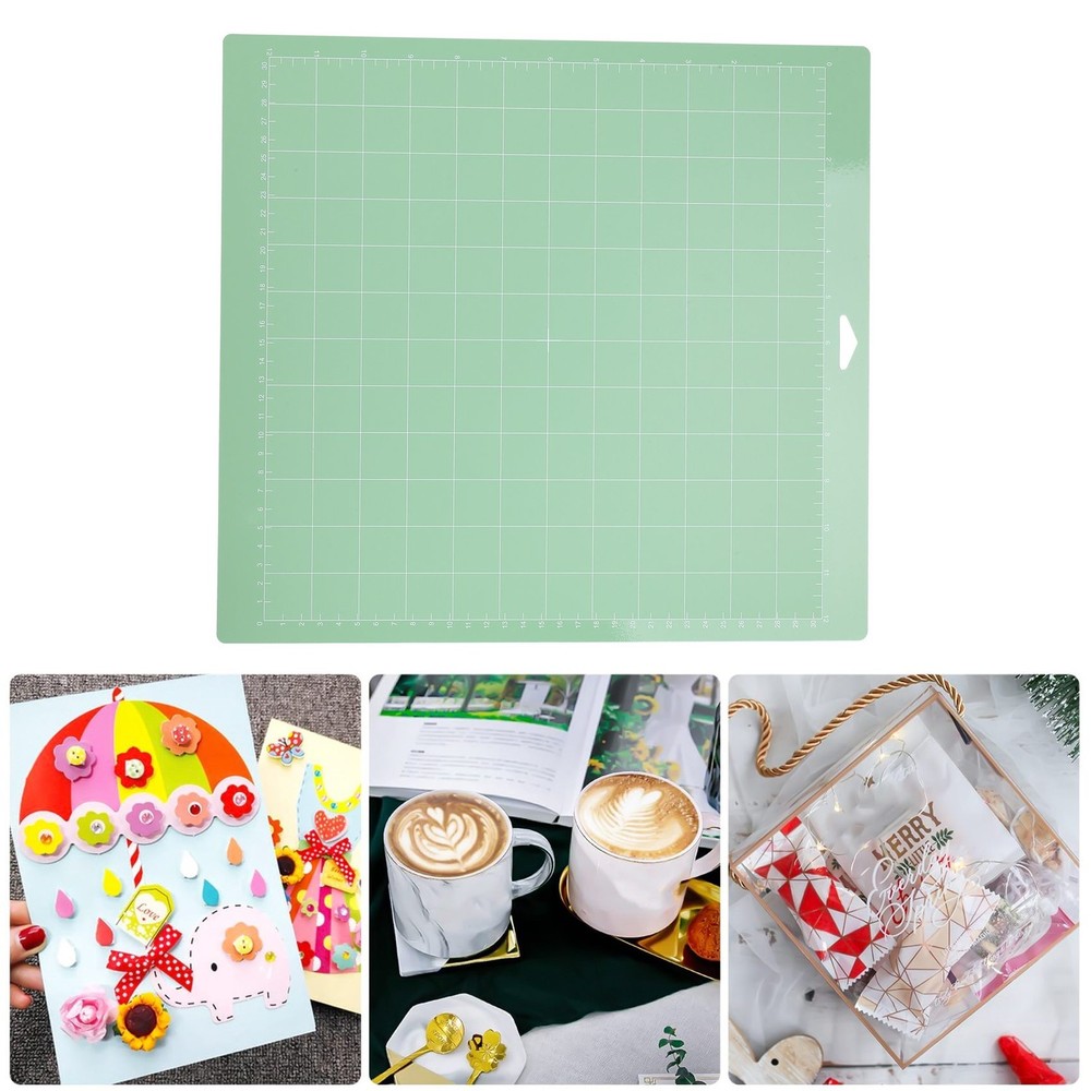 4 Pcs Mixed Color PVC Cutting Mat Grid Cutting Pads Cutting Plotter Pad7235