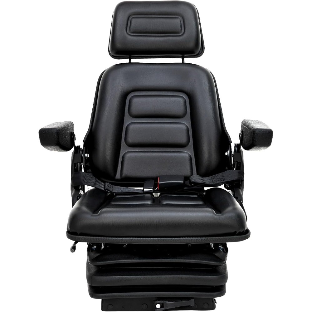 Adjustable Seat for Excavator & Skid Steer: Foldable Design with Slide Rails
