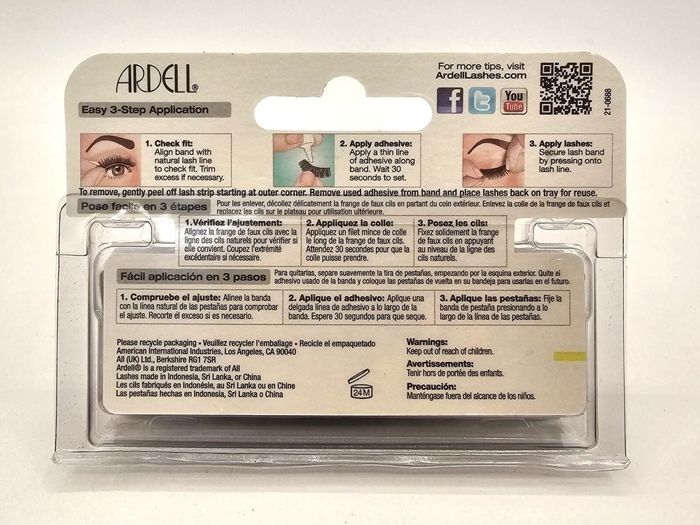 Ardell Eyelashes Lash Lites # 334 Back. NEW!