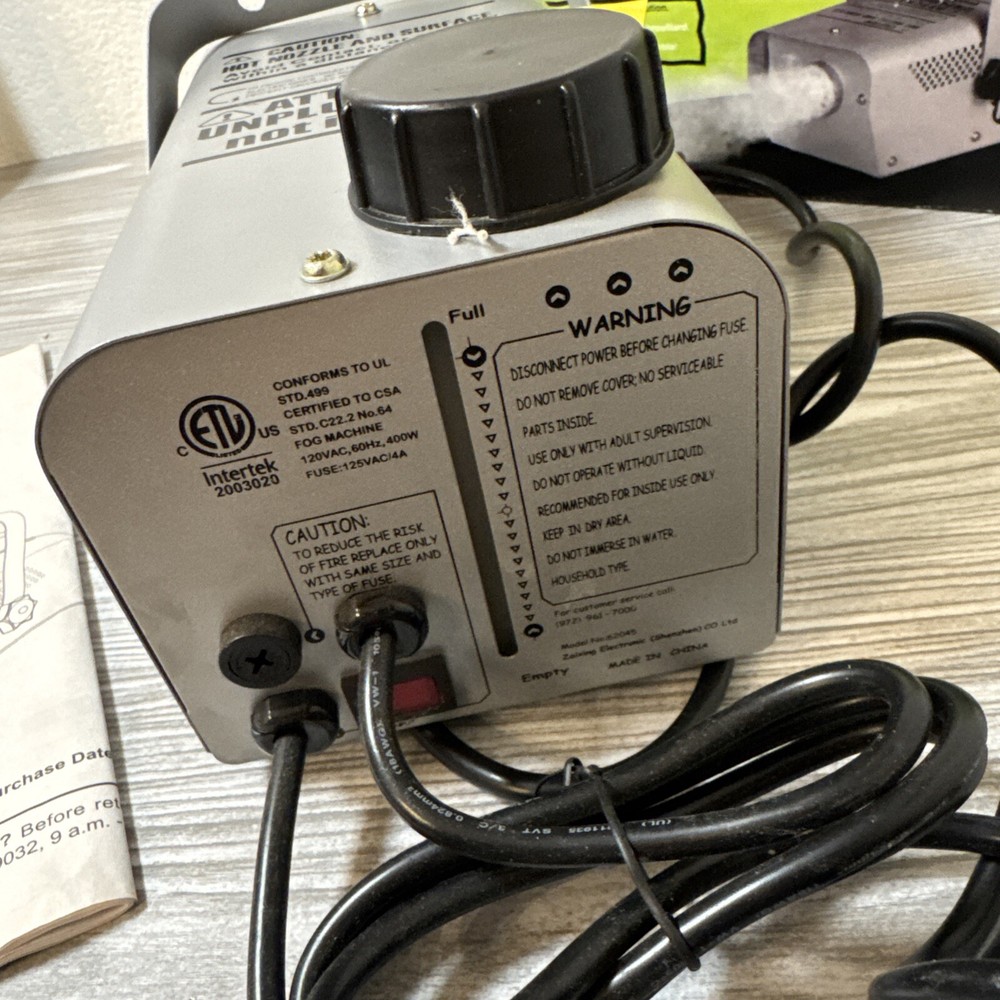 The Fog Machine Model #0025956