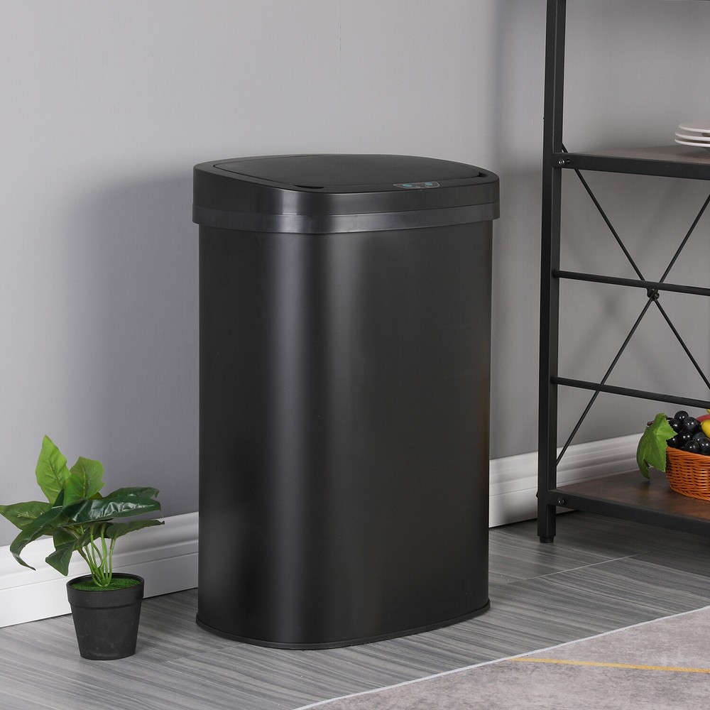 13 Gallon Automatic Kitchen Garbage Can Smart Sensor Trash Can w/Lid Touchless