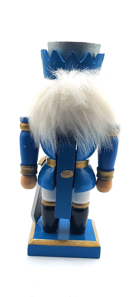 Vintage Unbranded Russian Soldier W/ Sword Christmas Nutcracker