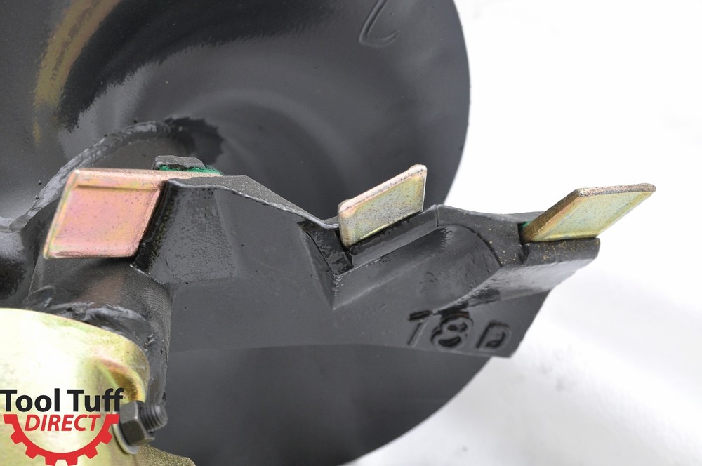 Skid Steer Earth Auger Bit, 24" Diameter, 2" Hex Drive