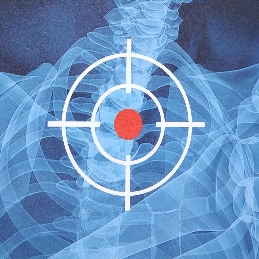 50 Pack Human Silhouette Large Paper Shooting Range Targets - Multicolor