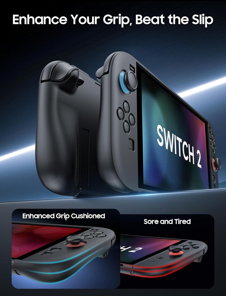 Silicone Protective Case for Nintendo Switch 2 Soft Grip Cover Anti-Scratch