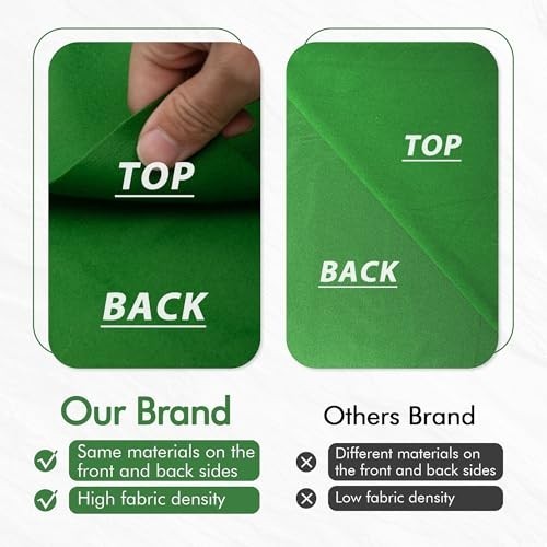 Billiard Pool Table Felt & Bumper Kit - 6 Cloth Strips, Cushions & Staple Remove